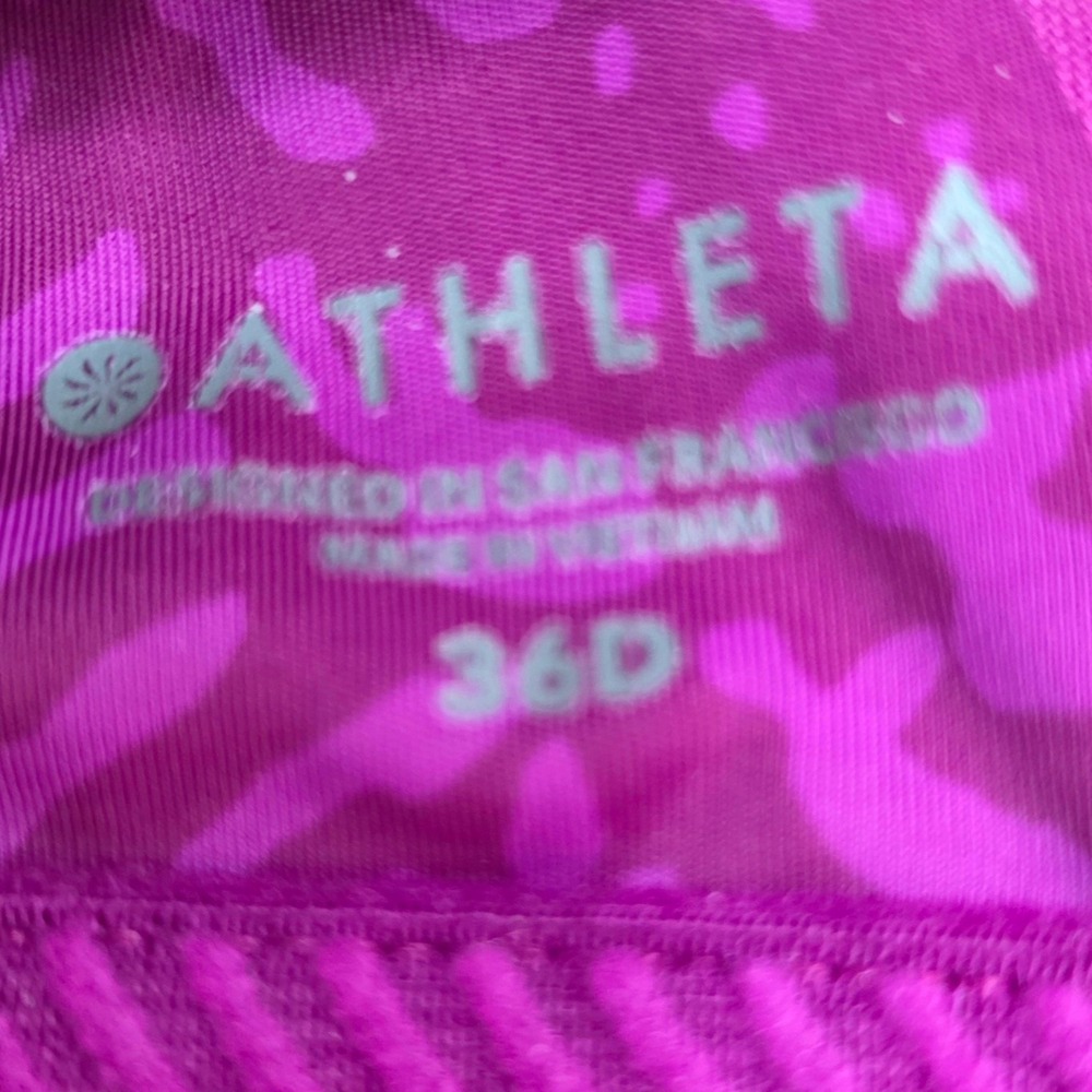 Athleta Fabletics Victorias Secret Sports Bra Bundle Purple Grey Black 36D XL L - Picture 3 of 8